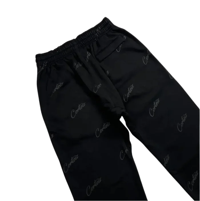 Corteiz All Over Print Joggers Black