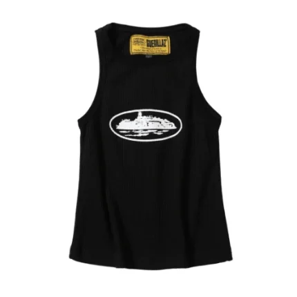 Corteiz Alcatraz Tank Top Black