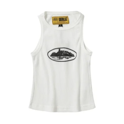 Corteiz Alcatraz Tank Top White