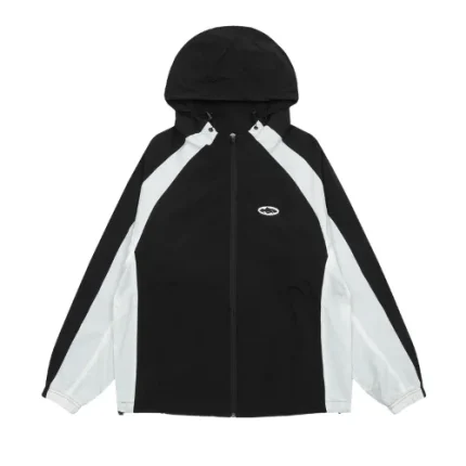 Corteiz Black/White Alcatraz Windbreaker