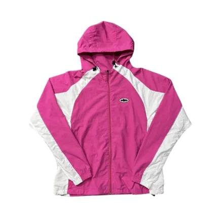 Corteiz Pink/White Alcatraz Windbreaker